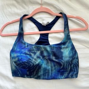 [SOLD] Lululemon Wunder Train Bra, Size 10 C/D Cup, Shapeshifter Flux Blue